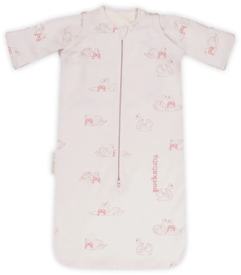 Newborn slaapzak baby (0-6m) - Katoen TOG 1.0 by Puckababy in Swans – product photo