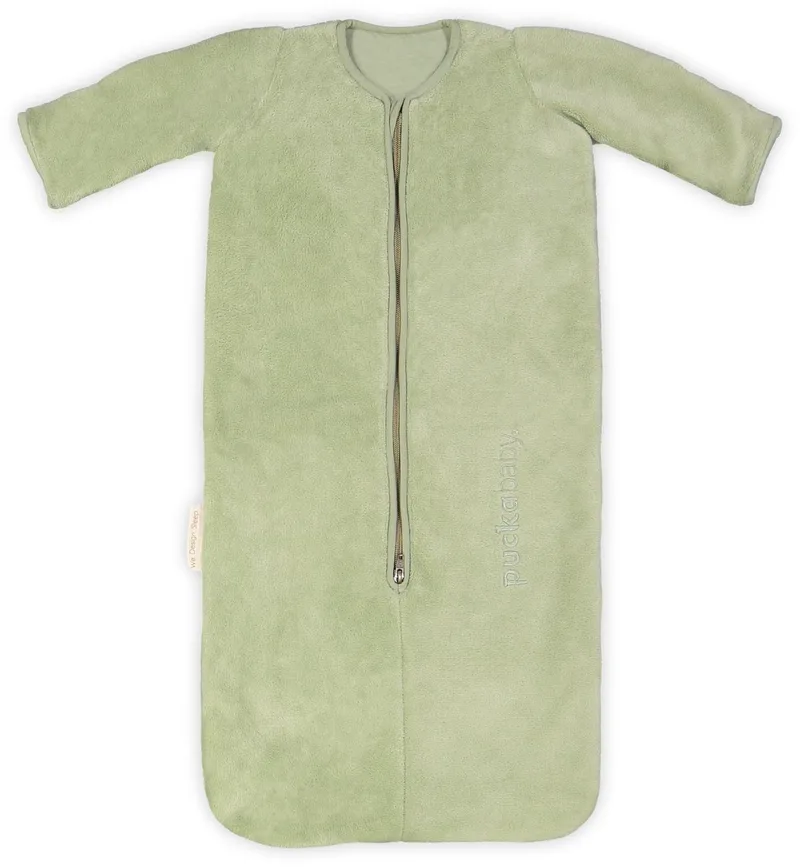 Newborn Slaapzak Baby (0-6m) - Olive - Teddy TOG 2.0 - Winter by Puckababy in Olive Teddy – product photo