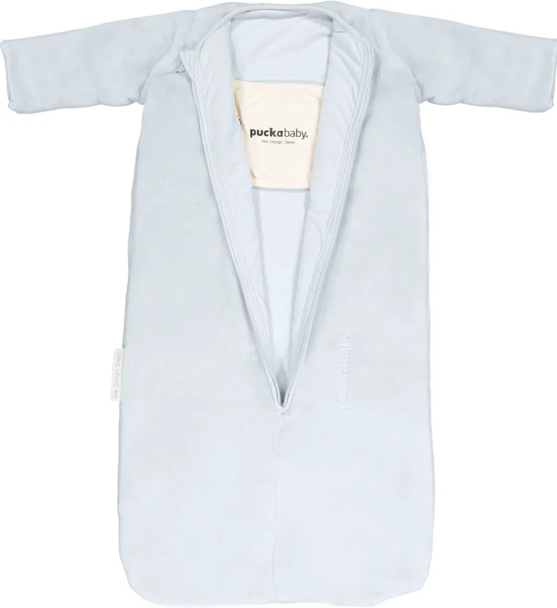 Newborn slaapzak baby (0-6m) - TOG 2.0 - Winterslaapzak van Puckababy in Sky Teddy – productfoto