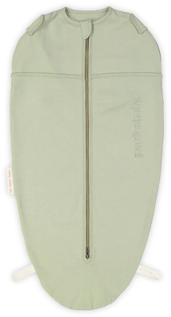 Original Mini Inbakerslaapzak (3-6M) - Katoen by Puckababy in Olive – product photo
