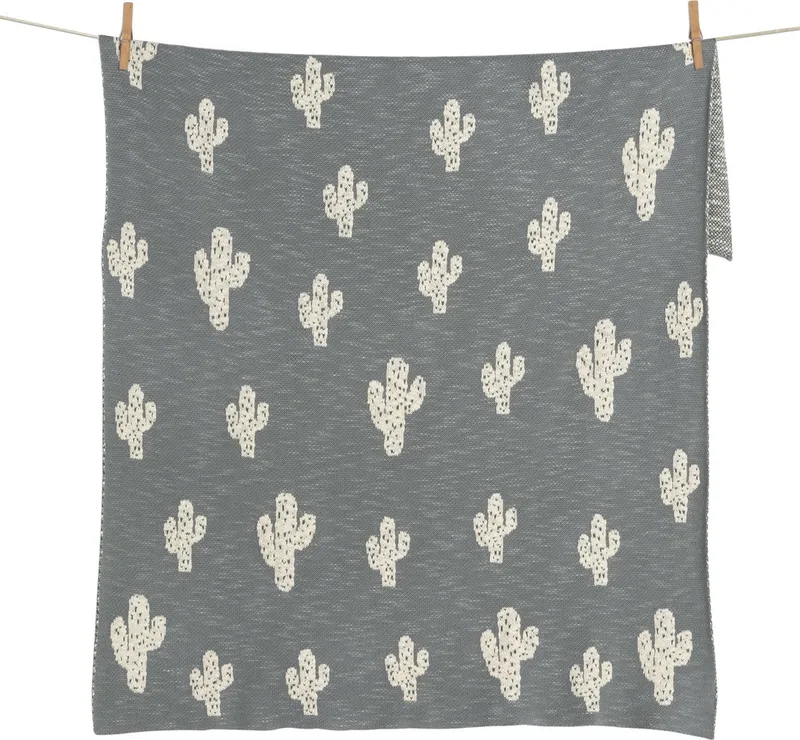 Deken Tricot On The Go XL 80x100cm Cactus de Quax en Tan – photo produit
