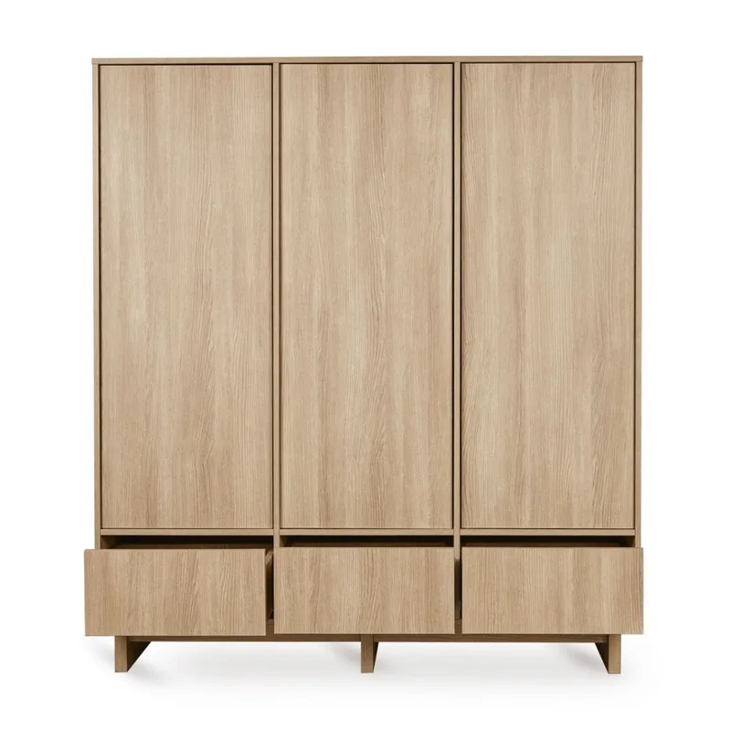 Kast Quax Kyo Honey Ash 3-deurs van Quax – productfoto 2 van 4