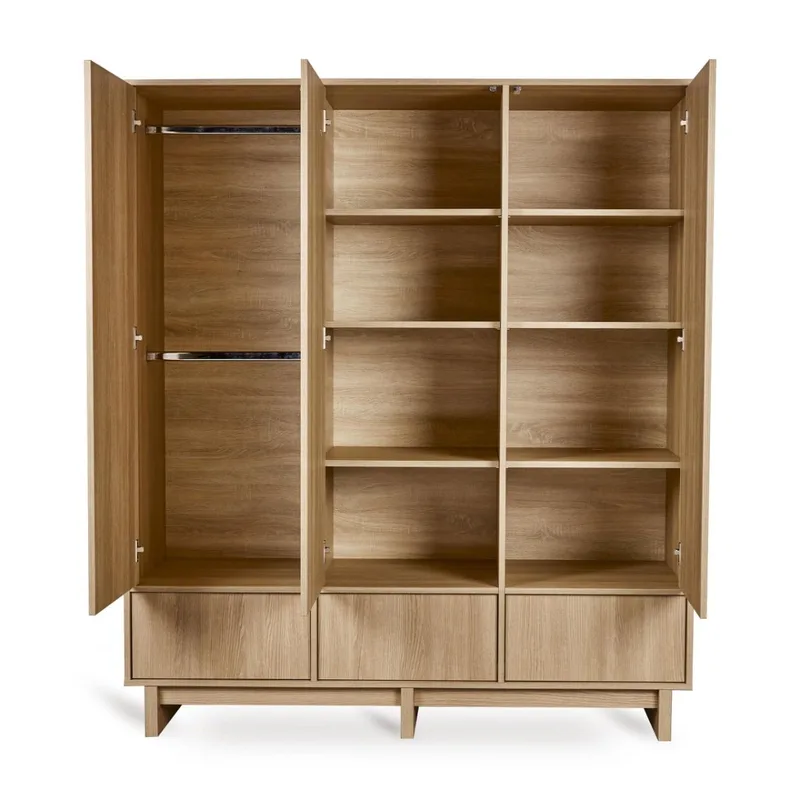 Kast Quax Kyo Honey Ash 3-deurs van Quax – productfoto 3 van 4