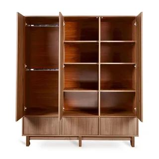 Kast Quax Kyo Walnut 3-deurs van Quax – productfoto 3 van 4