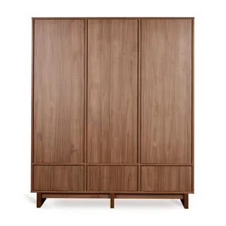 Kast Quax Kyo Walnut 3-deurs van Quax – productfoto 2 van 4