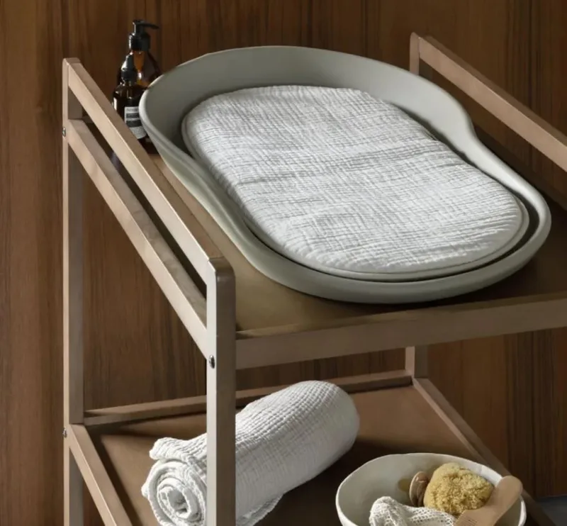 Mamee - Thyme - Verzorgingskussen / Aankleedkussen / Waskussen by Quax in Tijm (grijs-groen) – product photo 4 of 4