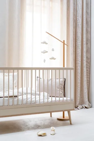 Meegroei Ledikant Quax Flow Clay & Oak van Quax – productfoto 2 van 4