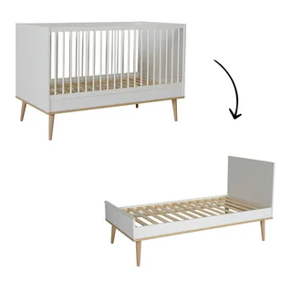 Meegroei Ledikant Quax Flow White & Oak van Quax – productfoto 1 van 4