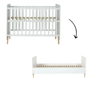 Meegroei Ledikant Quax Loft White 60x120 van Quax – productfoto 1 van 4