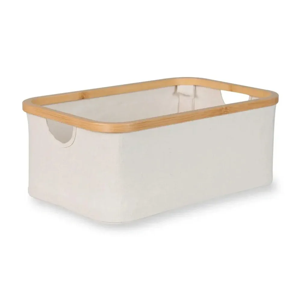 Opbergmand Luiertafel - 45 x 30 cm - Beige-Naturel de Quax – photo produit