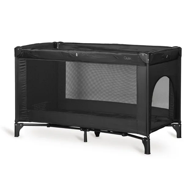 Reisbed Met Rits 120x60cm - Black