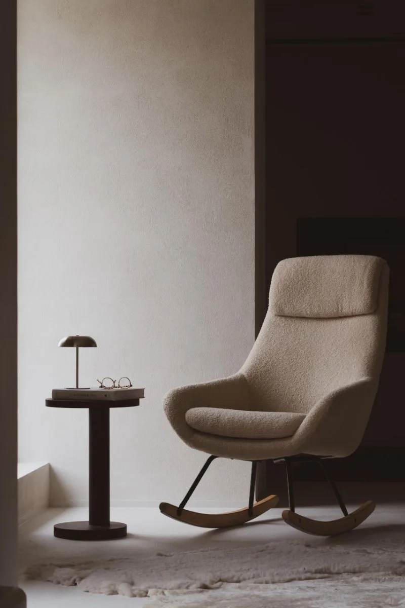 Schommelstoel Quax Rocking Chair Nordic Sheep Beige de Quax – photo produit 1 sur 2