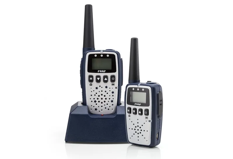 Babyphone Audio-Babyphone, Walkie Talkie, 1-tlg., mit bis zu 5 KM Reichweite by Reer in Schwarz – product photo