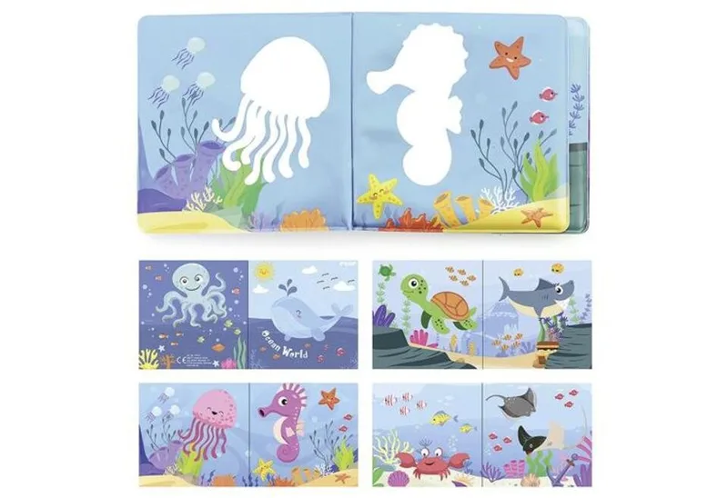 Badespielzeug Magisches Badebuch "MyHappyBath Book" PEVA 15x15 cm (1-tlg) de Reer – photo produit 2 sur 2