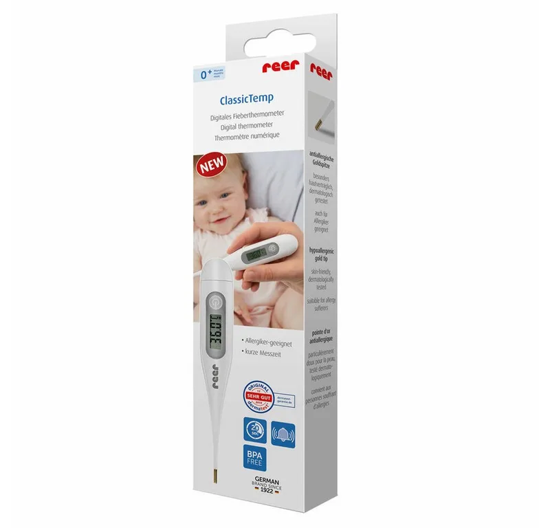 Fieberthermometer ClassicTemp Digital von Reer in Weiß – Produktfoto 5 von 5