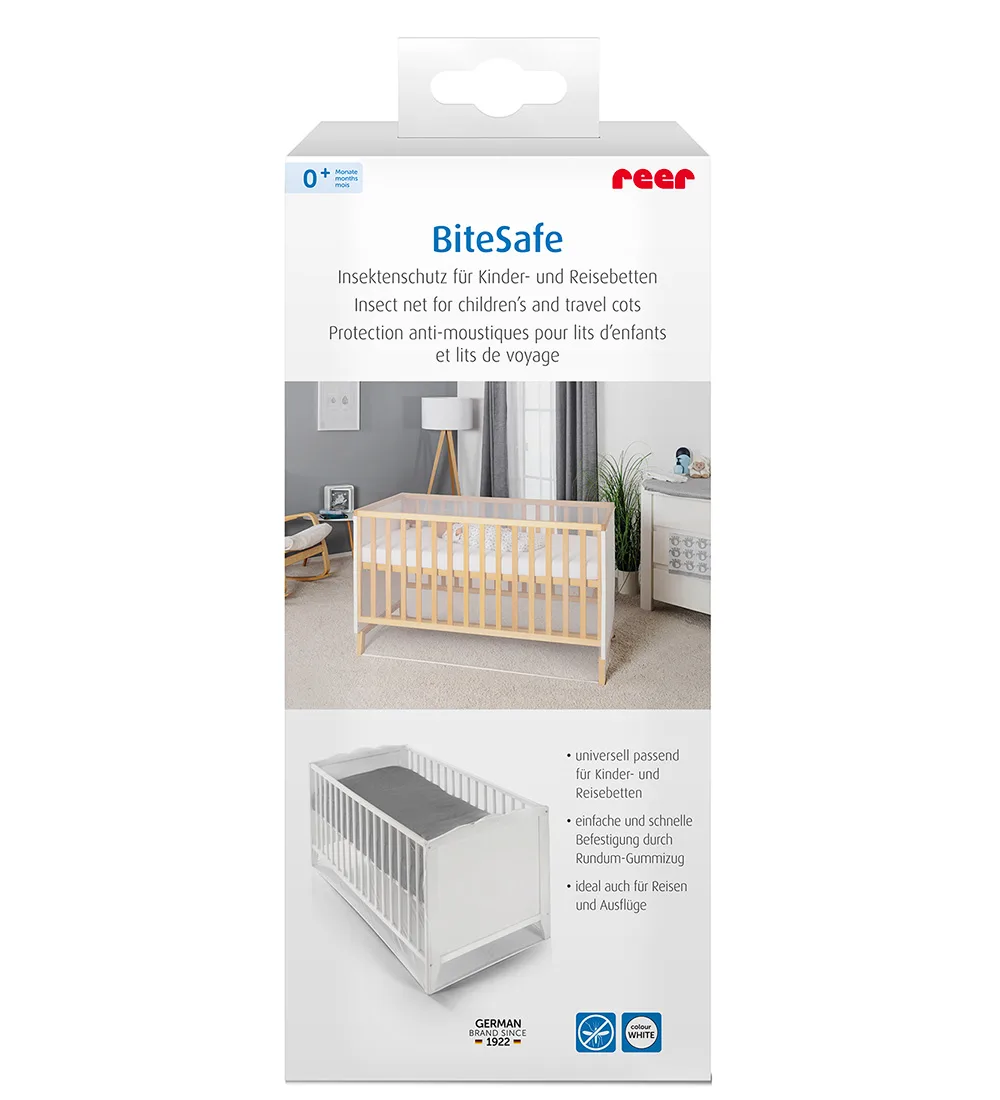 Insectennet - Wieg/Reisbed/Kinderwagen - Wit van Reer – productfoto