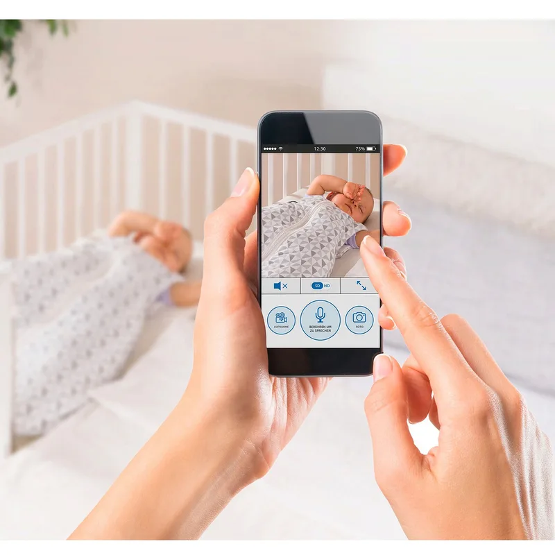 IP BabyCam Babyphone by Reer in White – product photo 3 of 3