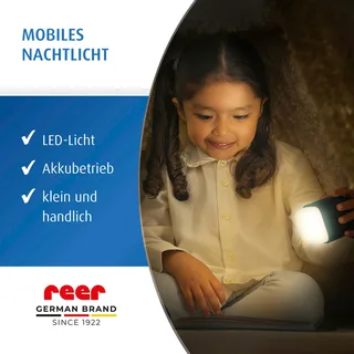 LED-Nachtlicht 2in1 SleepLight van Reer in Groen, 6 × 7,5 mm – productfoto 3 van 3