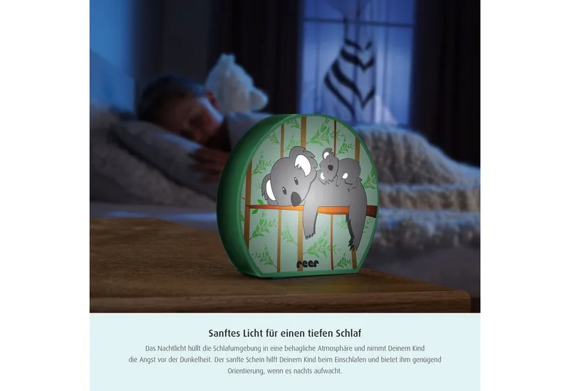 LED Nachtlicht Beruhigungslicht van Reer in Groen – productfoto 4 van 5