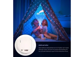 LED Nachtlicht DreamBeam van Reer in Wit – productfoto 5 van 5