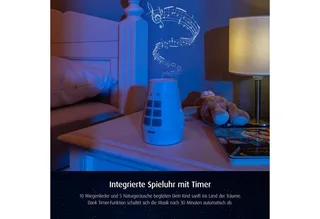 LED Nachtlicht DreamBeam van Reer in Wit – productfoto 4 van 5