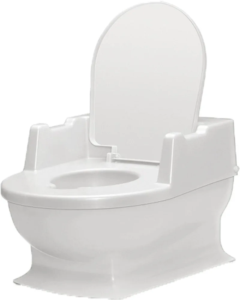 Mini-toilet voor kinderen - Met klep - Uitneembaar potje van Reer in Wit – productfoto