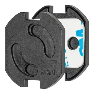 Reer 20er-Pack Steckdosenschutz de Reer en Noir, 12 × 9,5 × 2,4 mm – photo produit 1 sur 3