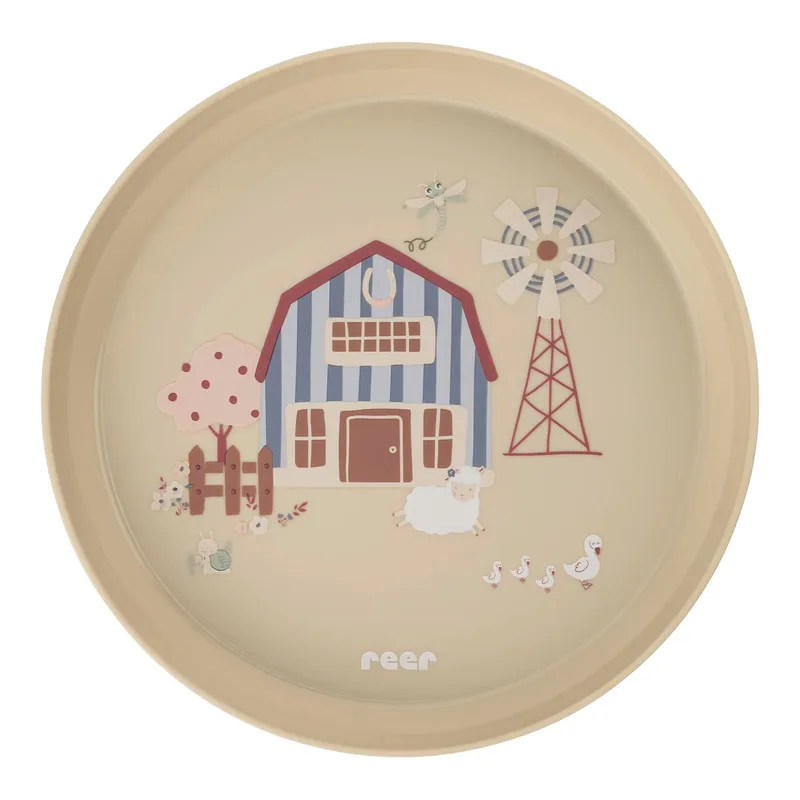 Reer 5-tlg. Geschirrset de Reer en Beige, 23 × 23,5 × 9 mm – photo produit 1 sur 3