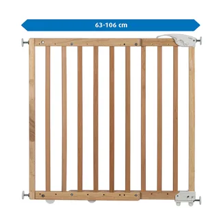 Tür- und Treppenschutzgitter Baukasten Klemm- & Schraubgitter van Reer in Naturel, 63 × 72 mm – productfoto 2 van 2