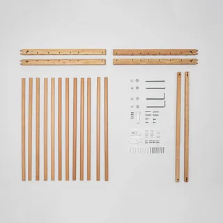 Tür- und Treppenschutzgitter Baukasten Schraubgitter van Reer in Naturel, 63 × 75 mm – productfoto 1 van 2