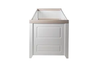 Babybett Felicia, Gitterbett höhenverstellbar - Umbaubar zum Juniorbett by roba in White – product photo 4 of 5