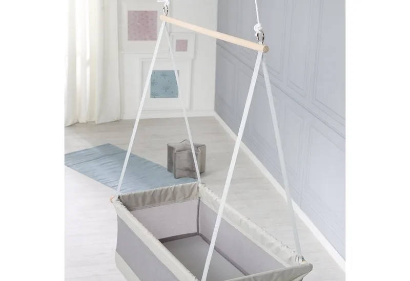 Babybett safe asleep®, Hängebettchen by roba in Grey – product photo 3 of 5