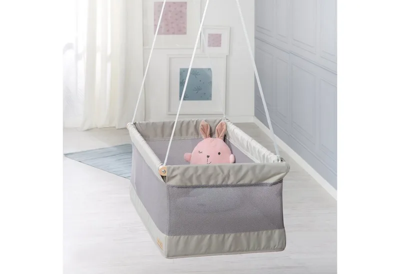 Babybett safe asleep®, Hängebettchen by roba in Grey – product photo 5 of 5