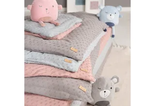 Babybettwäsche Lil Planet aus weichem Jersey - versch. Farben - Wiegenbettwäsche, Bio Baumwolle, 2 teilig, 80 x 80 cm - für Baby - Kinder - Jungen & Mädchen von roba in Grau, Silber – Produktfoto 4 von 5