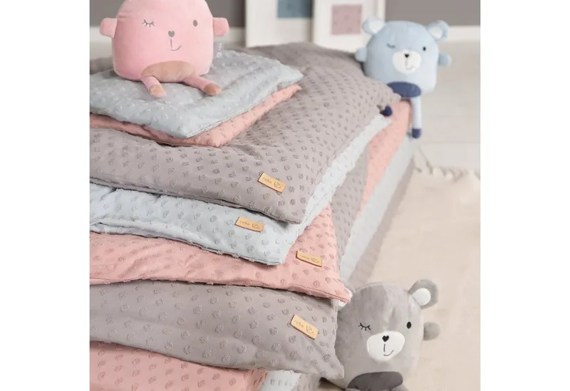 Babybettwäsche Lil Planet aus weichem Jersey - versch. Farben - Wiegenbettwäsche, Bio Baumwolle, 2 teilig, 80 x 80 cm - für Baby - Kinder - Jungen & Mädchen von roba in Grau, Silber – Produktfoto 4 von 5