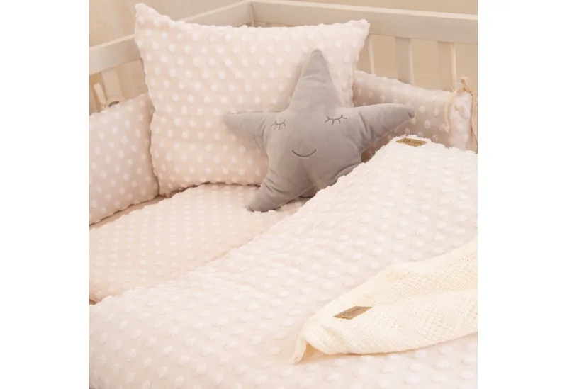 Babybettwäsche Lil Planet aus weichem Jersey - versch. Farben - Wiegenbettwäsche, Bio Baumwolle, 2 teilig, 80 x 80 cm - für Baby - Kinder - Jungen & Mädchen von roba in Frosty almond – Produktfoto 3 von 5