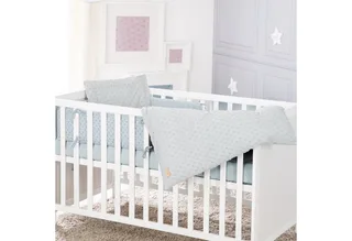 Babybettwäsche Lil Planet, Baumwolle, Bettwäsche, Spannbettlaken & -Nestchen von roba in Blau – Produktfoto 2 von 5