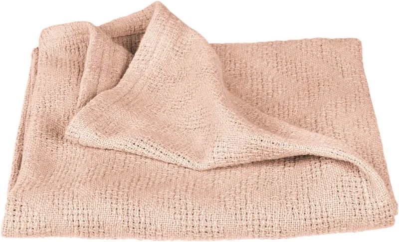 Babydecke Frosty Almond, Strickoptik, roba® von roba in Beige – Produktfoto 1 von 5