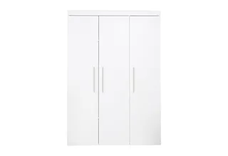 Babyzimmer-Komplettset Kimi 3-teilig - Kinderzimmer in aus Holz gefertigt - Langlebig, (3er Set, Babybett 70 x 140 cm, Wickelkommode & Kleiderschrank), Klassische und zeitlose Optik - Made in Europe från roba i Vit – produktbild 3 av 5