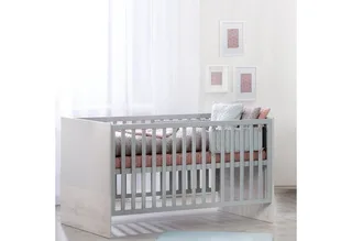 Babyzimmer-Komplettset Maren 2, Gitterbett, Wickelkommode, 3-türiger Drehtürenschrank, umbaubar by roba in Grey – product photo 5 of 5