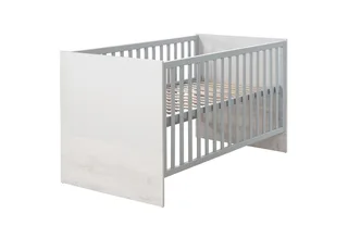 Babyzimmer-Komplettset Maren 2, Gitterbett, Wickelkommode, 3-türiger Drehtürenschrank, umbaubar by roba in Grey – product photo 3 of 5