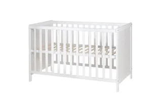 Beistellbett Gitterbett, Babybett 60 x 120 cm, 6-fach höhenverstellbar, taupe by roba in White – product photo 1 of 5