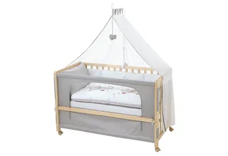 Beistellbett Room Bed, Beistellbett zum Elternbett mit kompletter Ausstattung von roba in Beige – Produktfoto 1 von 4