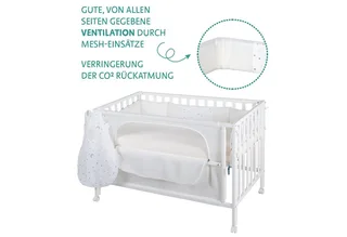 Beistellbett Room Bed safe asleep®, Beistellbett inkl. Ausstattung by roba in White – product photo 4 of 5