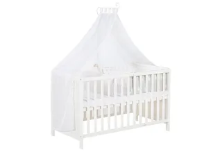 Beistellbett Sterne grau, wandelbares Beistellbett & Babybett by roba in White – product photo 1 of 5