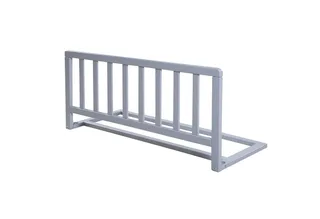Bedhekje 90 cm - Veilige Uitvalbescherming voor Baby's en Kinderen - Hout Taupe van roba in Grijs – productfoto 1 van 2