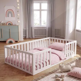 Bodenbett 70x140 cm van roba in Wit, 76,5 × 38 mm – productfoto 2 van 3
