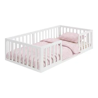 Bodenbett 70x140 cm van roba in Wit, 76,5 × 38 mm – productfoto 1 van 3