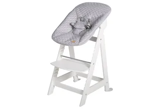 Hochstuhl Born Up 2in1, Treppenhochstuhl mit Liegefunktion von roba in Weiß – Produktfoto 1 von 5