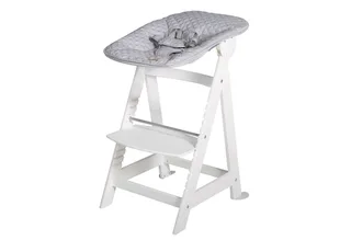 Hochstuhl Born Up 2in1, Treppenhochstuhl mit Liegefunktion von roba in Weiß – Produktfoto 2 von 5
